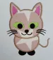Mobile Preview: Stickdatei Katze Applikation in 3 Größen